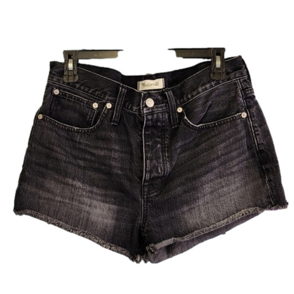 MADEWELL Relaxed fit button fly denim shorts size 28 - Picture 1 of 5